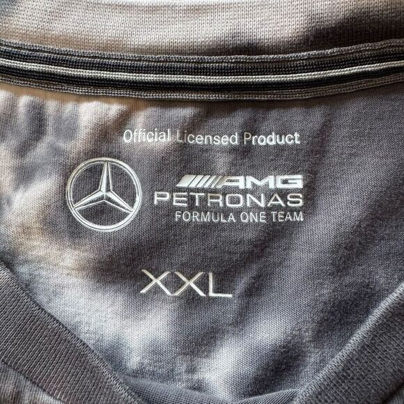 Mercedes Benz AMG Petronas Formula 1 Team Logo Tie Dye Shirt Size XXL Luxury - Picture 3 of 4